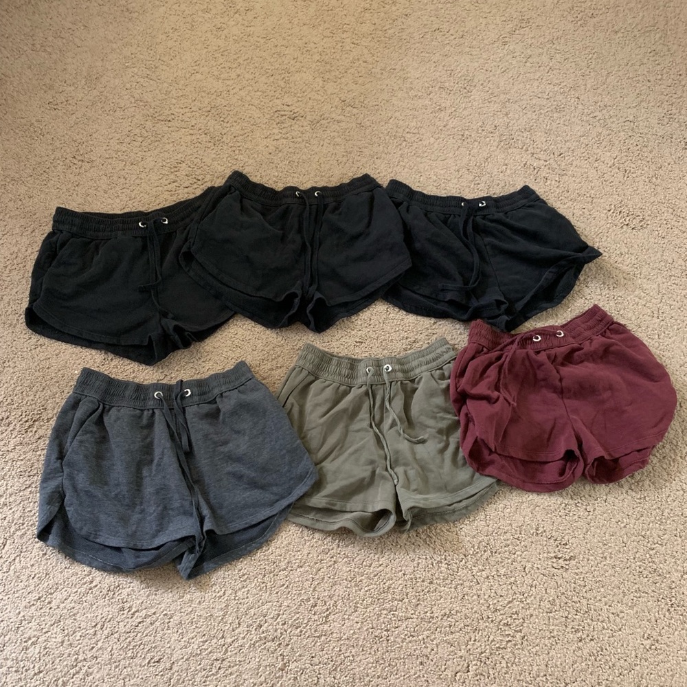 Lot 6 H&M drawstring shorts size medium